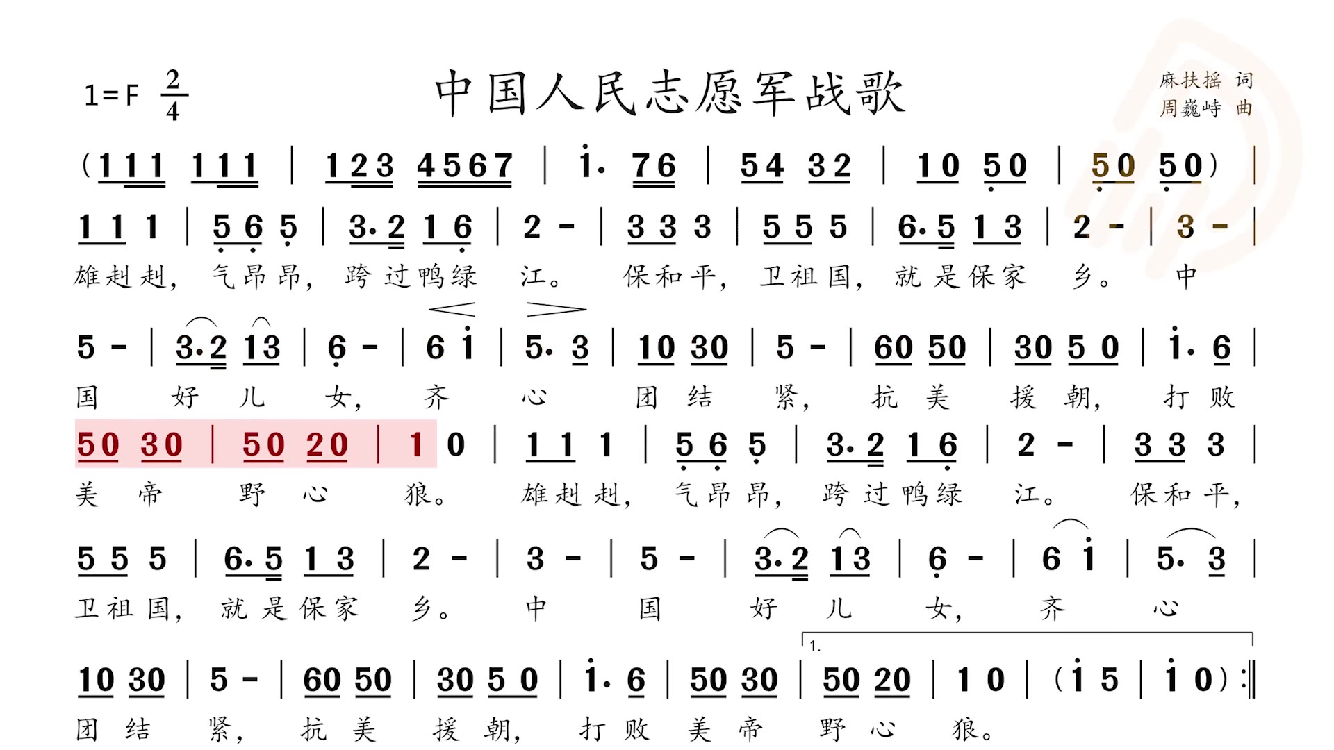 中国人民志愿军战歌 第2页