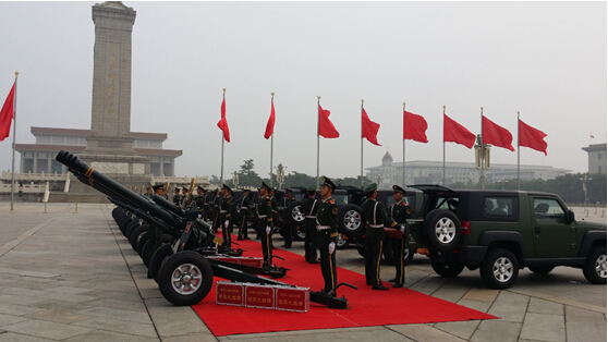 中国阅兵仪式
