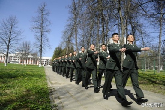 三军仪仗队莫斯科红场阅兵，展现国家荣耀与力量，三军仪仗队红场阅兵，国家荣耀与力量的展现