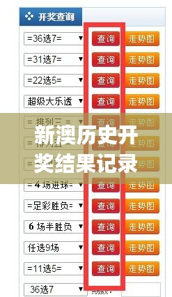 新奥历史开奖记录，揭秘彩票背后的故事，揭秘新奥历史开奖记录，探寻彩票背后的故事