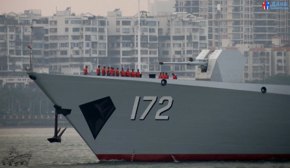 中国海军172，实力与荣耀的象征，中国海军战舰172，实力与荣耀的典范