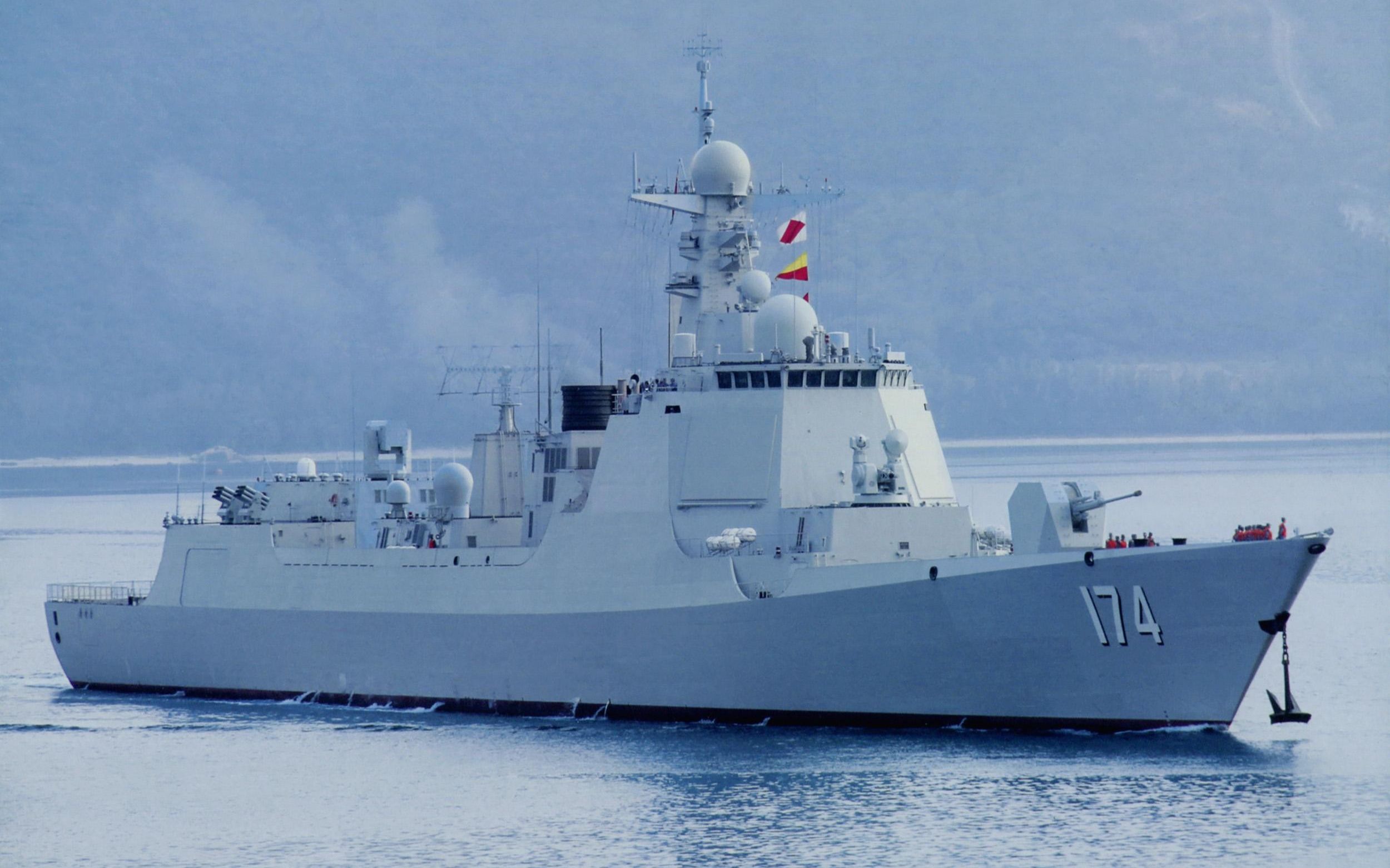 中国海军新篇章，052E型驱逐舰动工仪式隆重举行，中国海军新篇章开启，052E型驱逐舰动工仪式隆重举行