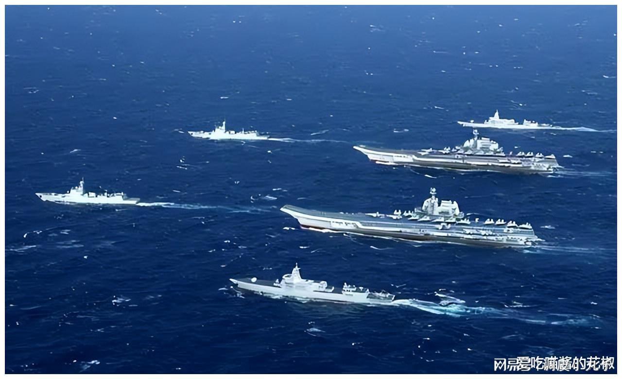 中国海军舰队在2022年的崭新篇章，中国海军舰队2022年崭露头角，迈向新时代的海洋强国篇章