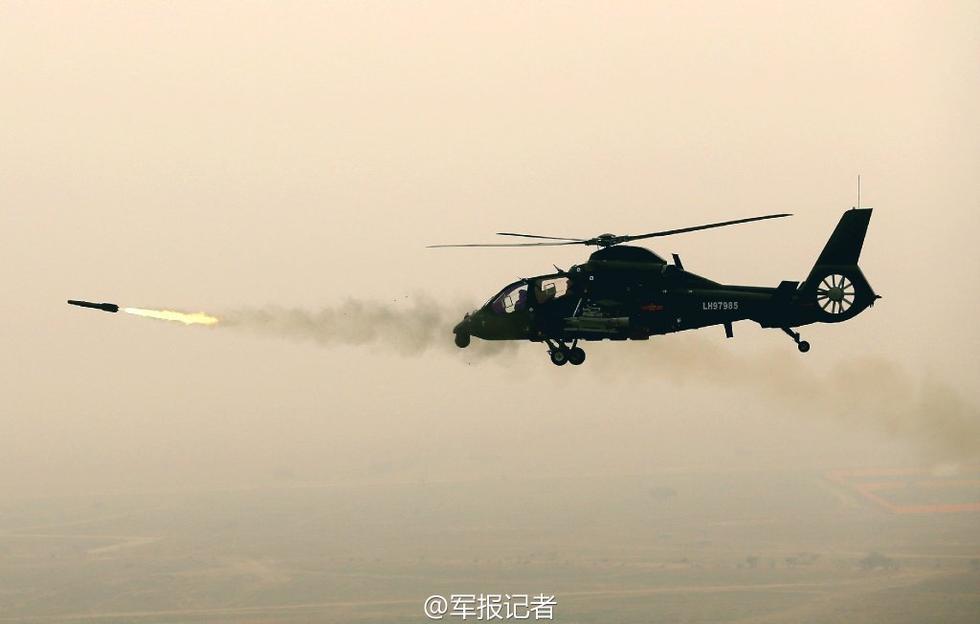 武直-19发射导弹，揭示中国新一代武装直升机的强大实力，武直-19导弹发射，揭示中国新一代武装直升机强悍战力