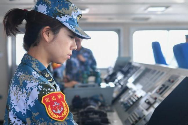 船上女兵，探索海洋的力量之源，船上女兵，海洋力量之源的探索者