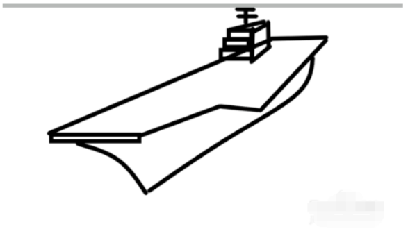 航空母舰简笔画图片大全，探索简笔画的世界与军事魅力，航空母舰简笔画图片探索，军事魅力与简笔画世界的融合